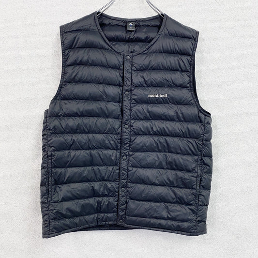 mont-bell　モンベル　スペリオダウンラウンドネックベスト　中綿ダウン90％　黒　ブラック　Mサイズ