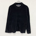 NICOLE CLUB FOR MEN　ニコルクラブフォーメン　モールニットセーター　黒　ブラック　46サイズ　古着