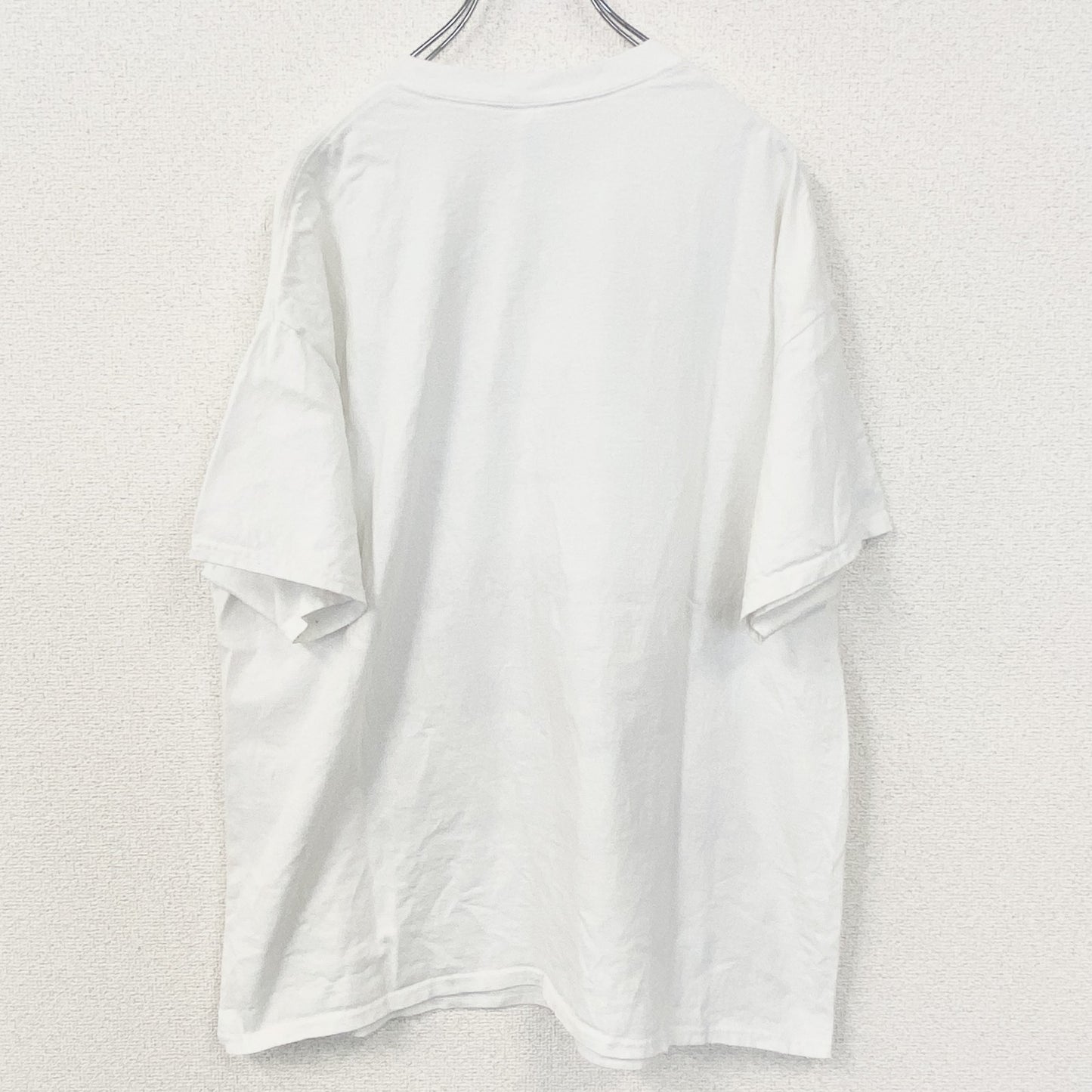 古着 used　GILDAN ギルダン　半袖HIPHOPプリントTシャツ　白　クルーネック　グランドセフトオート　XLサイズ