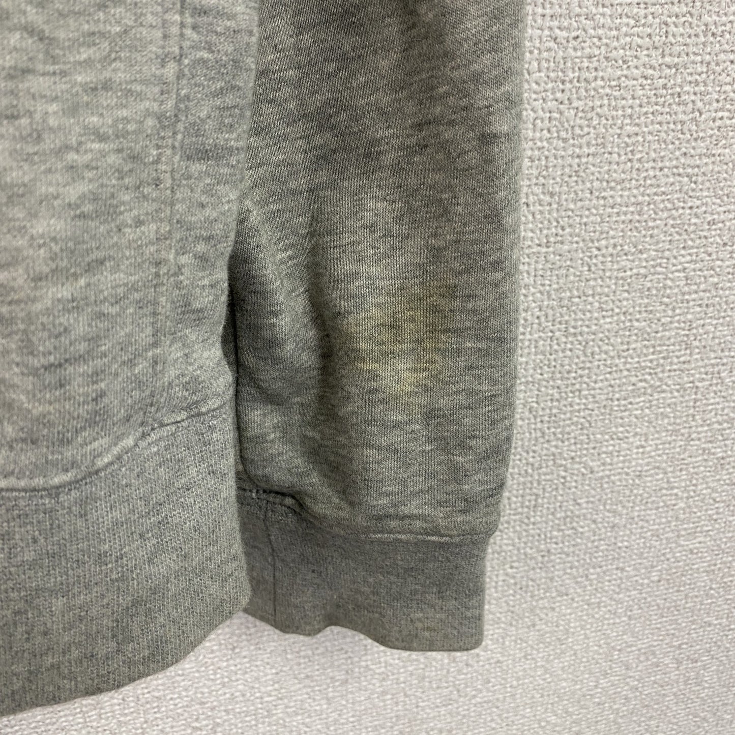 NIKE　ナイキ　フルジップスウェットパーカー/フーディー　スウッシュ　灰色　霜降りグレー　Lサイズ