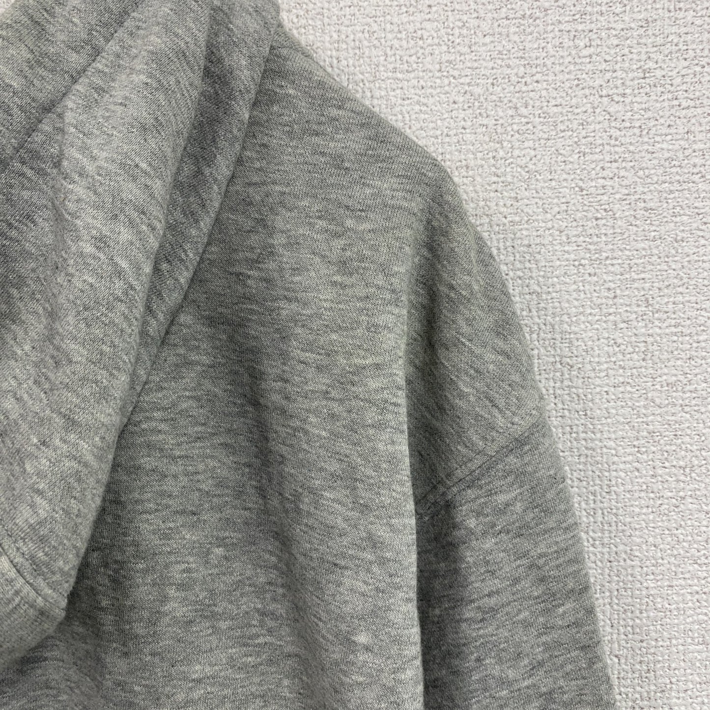 NIKE　ナイキ　フルジップスウェットパーカー/フーディー　スウッシュ　灰色　霜降りグレー　Lサイズ