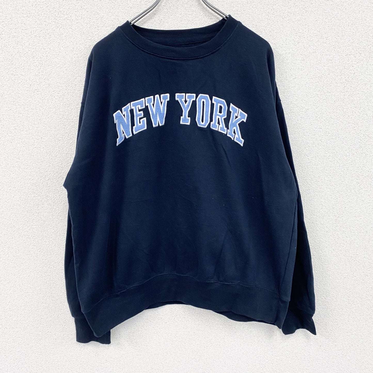 NEW YORK POPULAR　スウェット/トレーナー　紺　ネイビー　Lサイズ