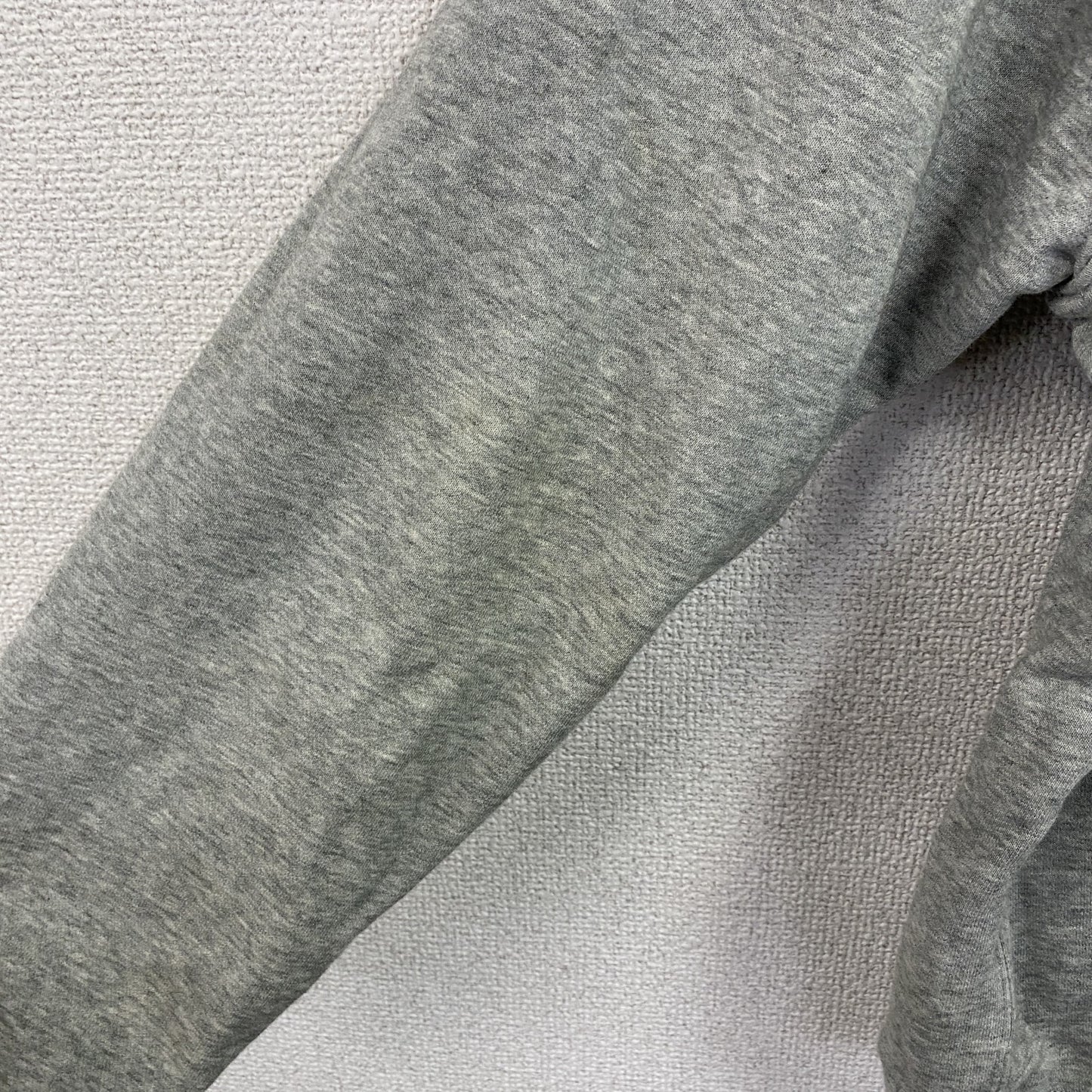 NIKE　ナイキ　フルジップスウェットパーカー/フーディー　スウッシュ　灰色　霜降りグレー　Lサイズ