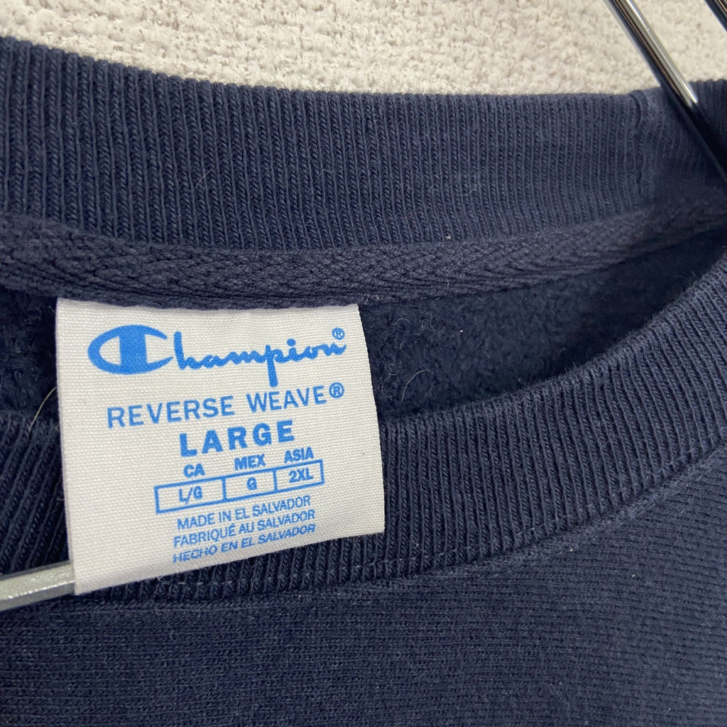 Champion　チャンピオン　リバースウィーブ　スウェット/トレーナー　紺　ネイビー　Lサイズ　古着