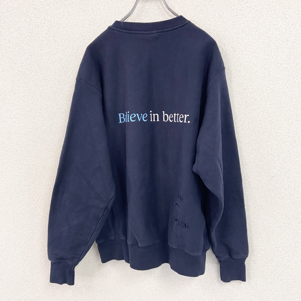 Champion　チャンピオン　リバースウィーブ　スウェット/トレーナー　紺　ネイビー　Lサイズ　古着