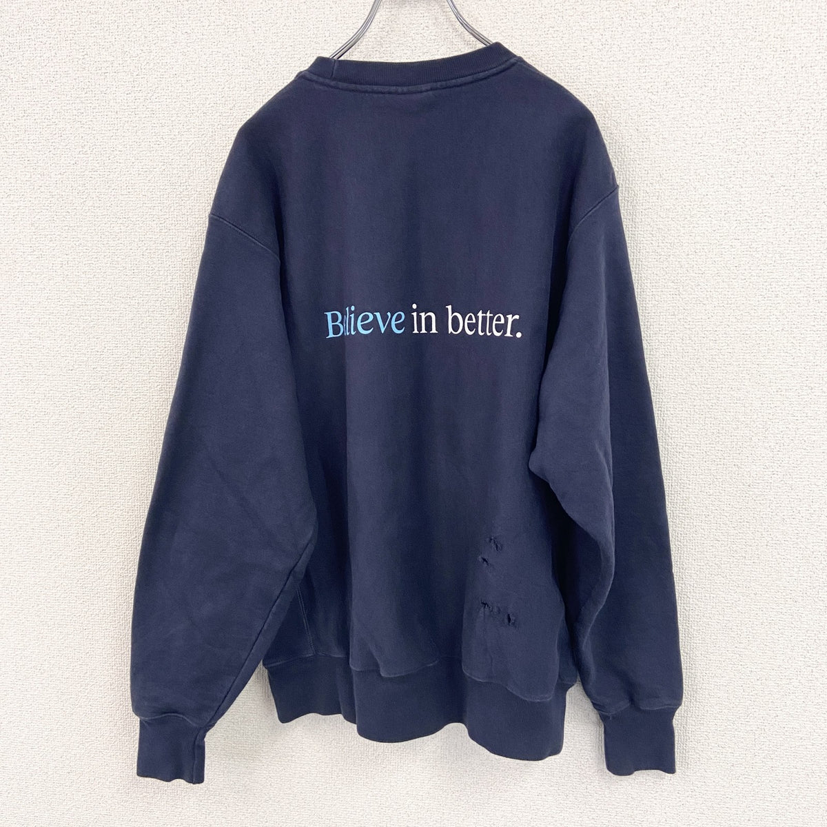 Champion　チャンピオン　リバースウィーブ　スウェット/トレーナー　紺　ネイビー　Lサイズ　古着