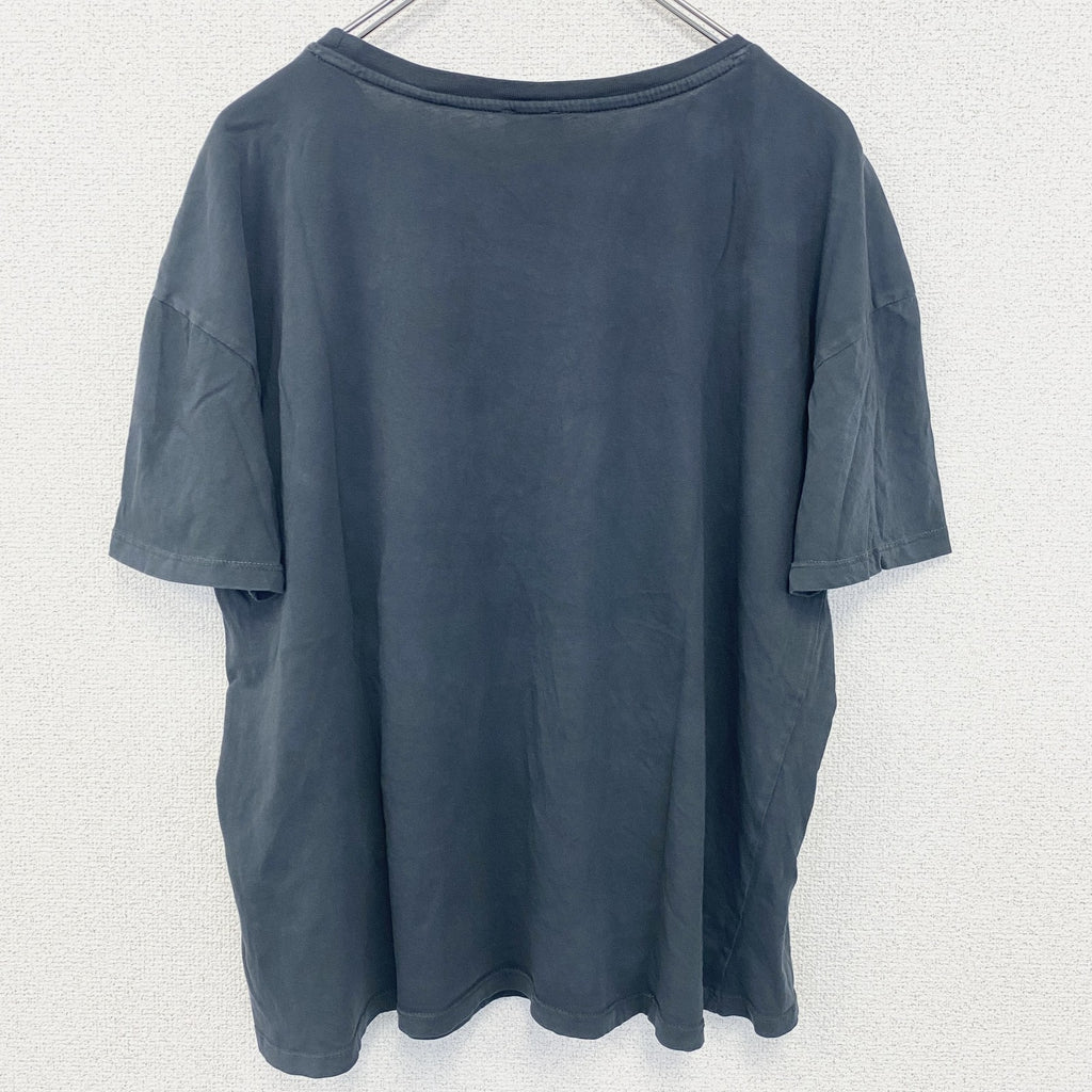 collectlon plmkle　半袖プリントTシャツ　虎　トラ　タイガー　動物　アニマル　ネイビー　紺　Mサイズ　古着