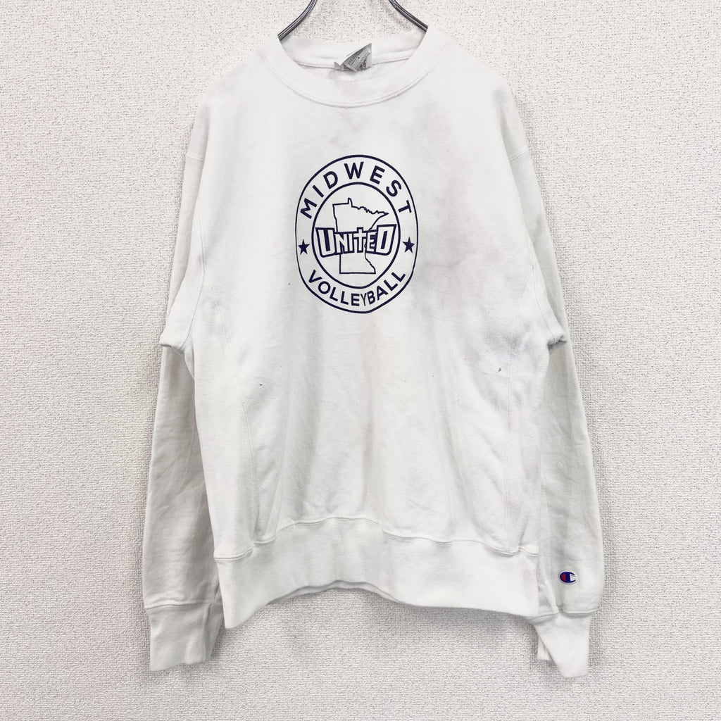 Champion　チャンピオン　リバースウィーブ　スウェット/トレーナー　白　ホワイト　XLサイズ スウェットトップス ユニセックス コットン 古着