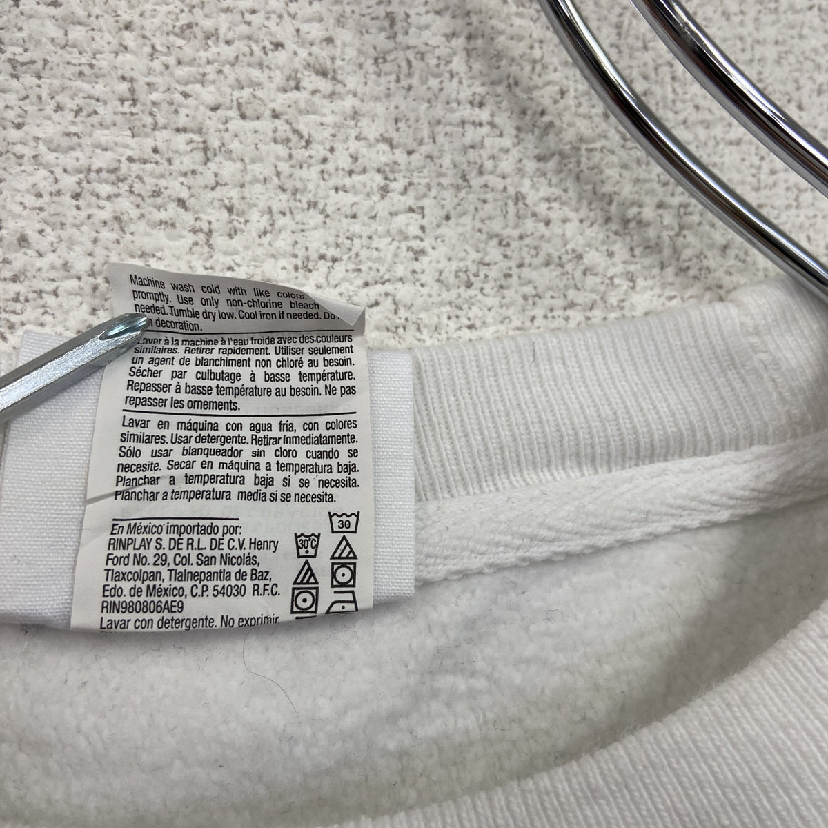Champion　チャンピオン　リバースウィーブ　スウェット/トレーナー　白　ホワイト　XLサイズ スウェットトップス ユニセックス コットン 古着