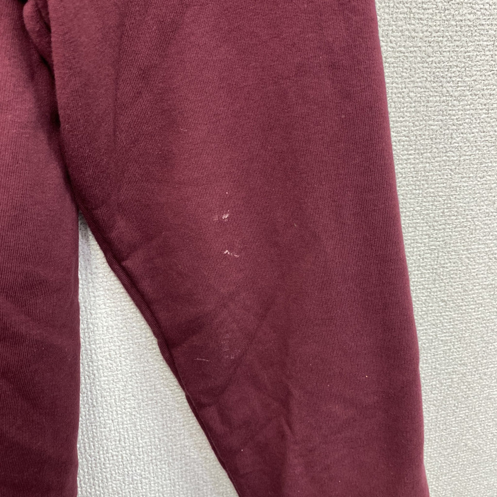 LANDS'END　ランズエンド　ショールカラースウェットカーディガン　バーガンディ　XLサイズ　古着