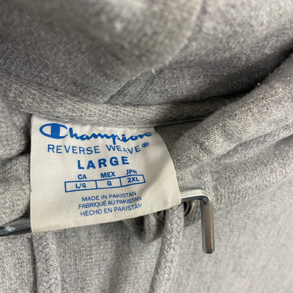 Champion　チャンピオン　リバースウィーブ　スウェットパーカー/フーディー　灰色　グレー　2XLサイズ　古着