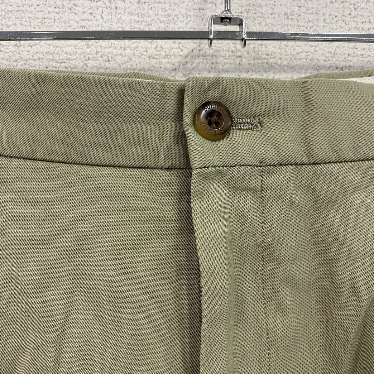 Burberrys'　バーバリーズ　チノパンツ　ジップフライ　ベージュ　91サイズ メンズ コットン 古着