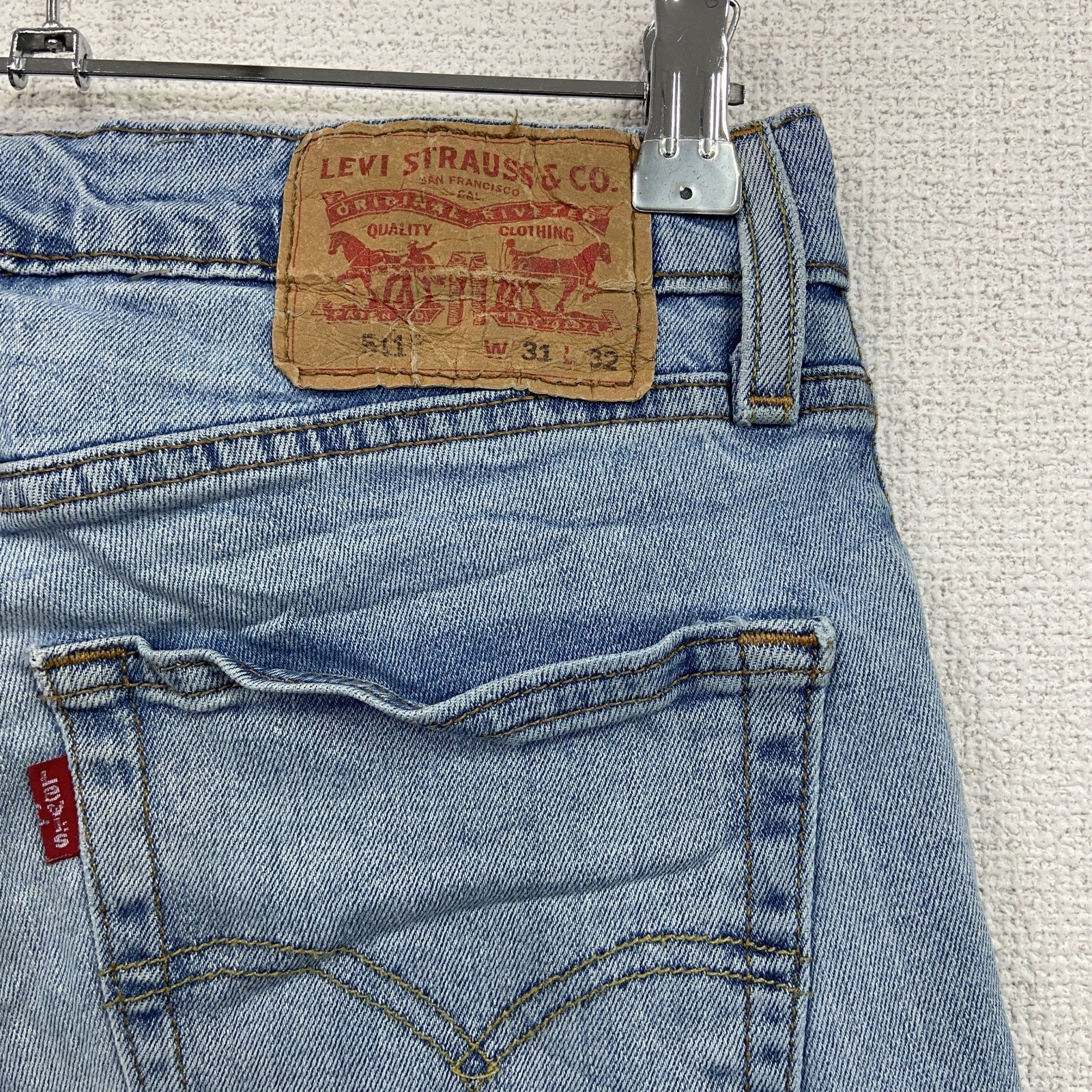 Levi’s　リーバイス　511　デニムパンツ/ジーンズ　ジップフライ　インディゴ　W31サイズ　古着