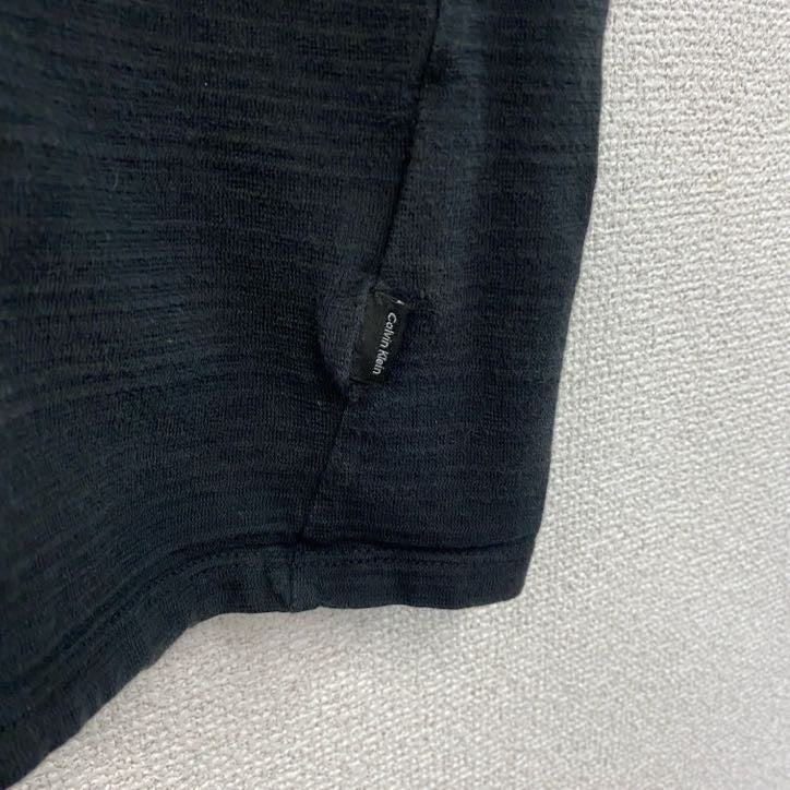 Calvin Klein　カルバンクライン　半袖プリントTシャツ　無地　Lサイズ　古着