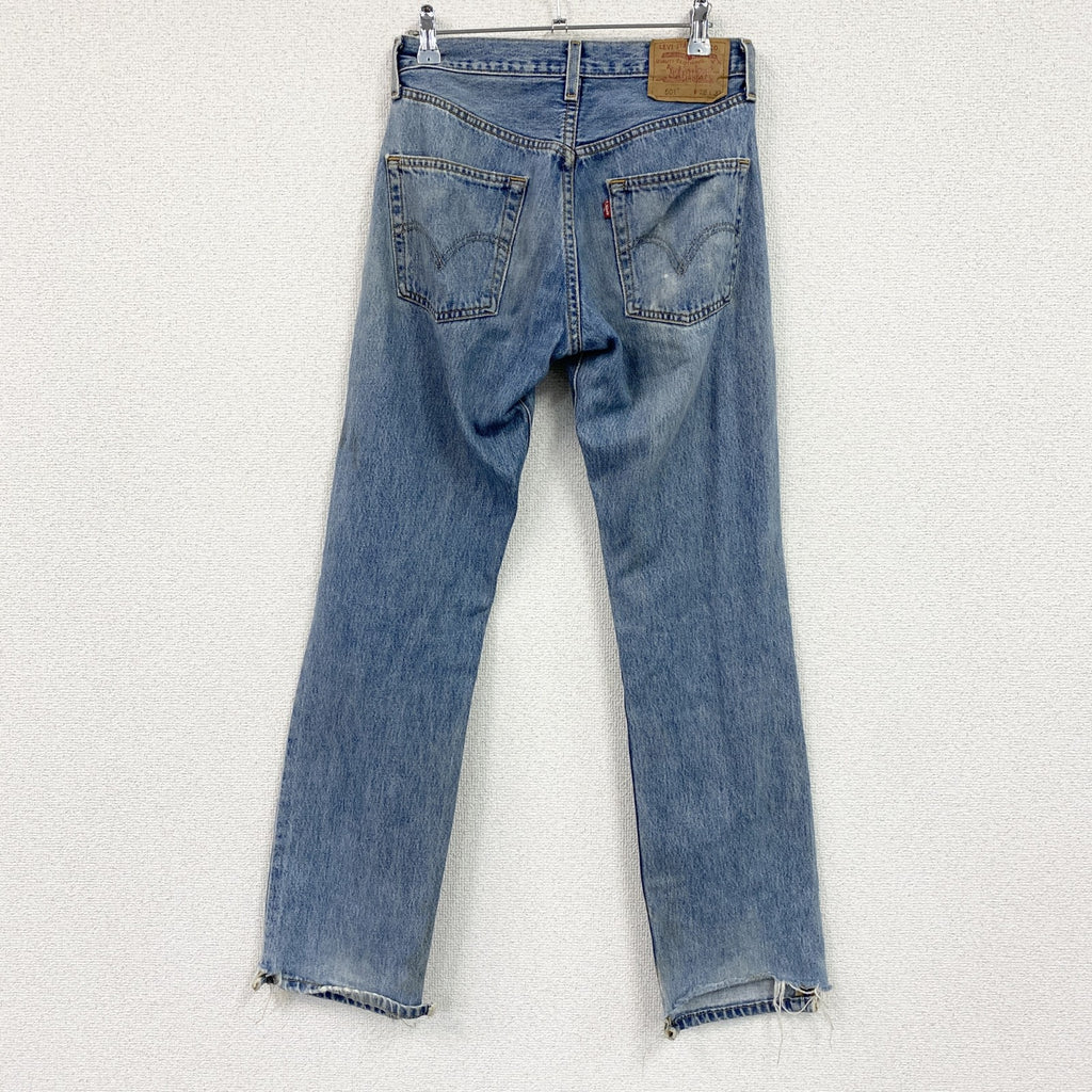 Levi's　リーバイス　501　デニムパンツ/ジーンズ　ボタンフライ　インディゴ　W28サイズ　古着