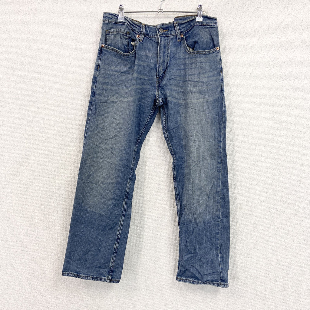 Levi’s　リーバイス　DENIZEN　デニムパンツ/ジーンズ　縦落ち　鬼ヒゲ　ジップフライ　インディゴ　W33サイズ　古着