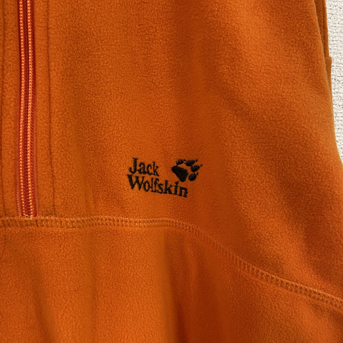 Jack Wolfskin　ジャック ウルフスキン　ハーフジップフリースジャケット/ボアジャケット　オレンジ　古着