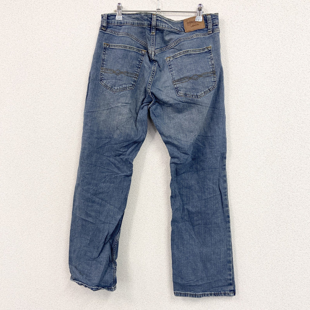 Levi’s　リーバイス　DENIZEN　デニムパンツ/ジーンズ　縦落ち　鬼ヒゲ　ジップフライ　インディゴ　W33サイズ　古着