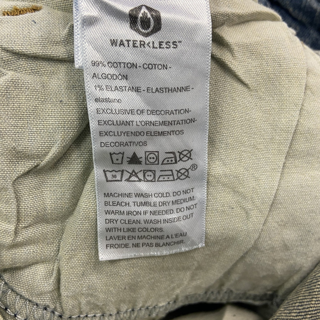 Levi’s　リーバイス　DENIZEN　デニムパンツ/ジーンズ　縦落ち　鬼ヒゲ　ジップフライ　インディゴ　W33サイズ　古着