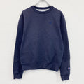 Champion　チャンピオン　スウェット/トレーナー　刺繍ロゴ　ワンポイント　現行　紺　ネイビー　Lサイズ　古着