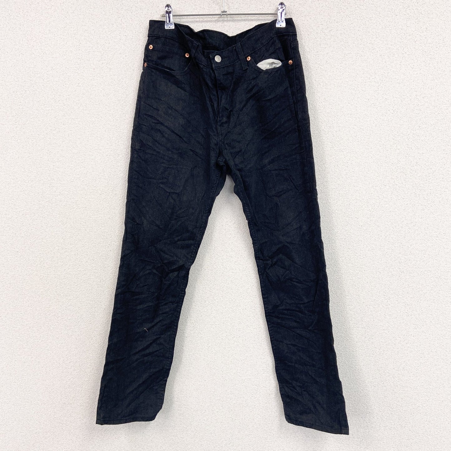 Levi’s　リーバイス　511　ブラックデニムパンツ/ジーンズ　ジップフライ　黒　ブラック　W34サイズ