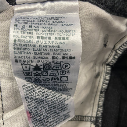 Levi’s　リーバイス　511　ブラックデニムパンツ/ジーンズ　ジップフライ　黒　ブラック　W34サイズ