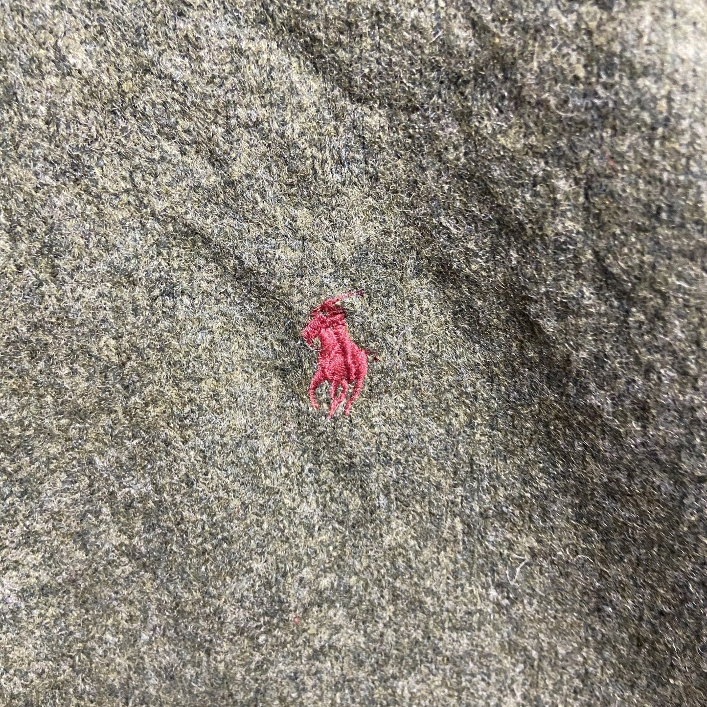 古着 used　PolobyRalphLauren　ポロバイラルフローレン　長袖ハーフジップニット　セーター　緑　秋冬服　Mサイズ