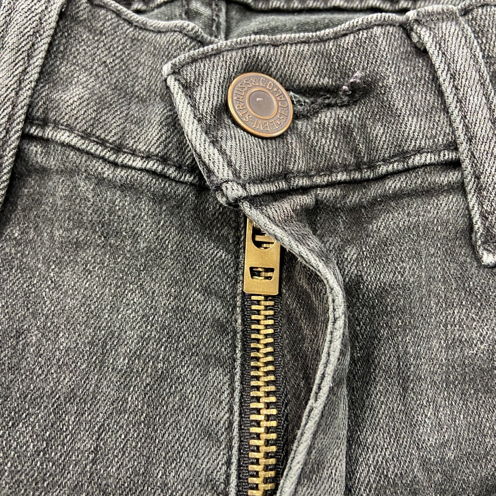 Levi’s　リーバイス　511　ブラックデニムパンツ/ジーンズ　ジップフライ　黒　ブラック　W31サイズ　古着
