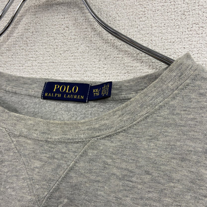 POLO RALPH LAUREN　ポロ・ラルフローレン　スウェット/トレーナー　前V　灰色　グレー　XXLサイズ