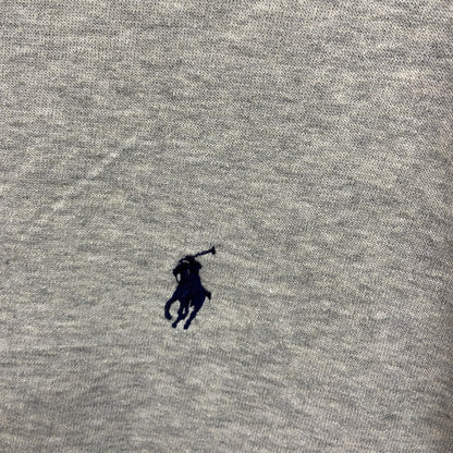 POLO RALPH LAUREN　ポロ・ラルフローレン　スウェット/トレーナー　前V　灰色　グレー　XXLサイズ