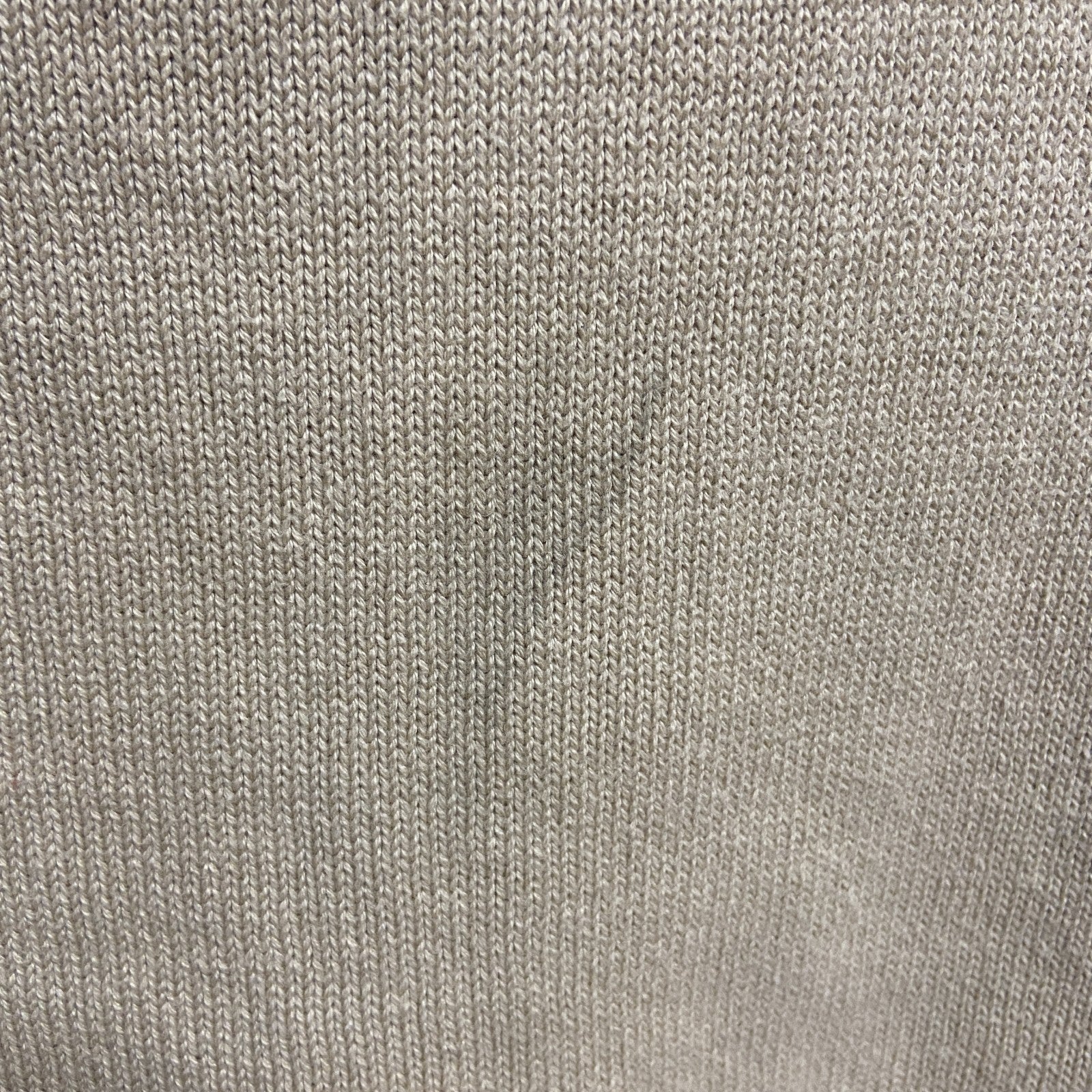 DavidTaylor　長袖チェック柄クルーネックニット　セーター　ベージュ　秋冬服　ビッグシルエット　XLサイズ　古着