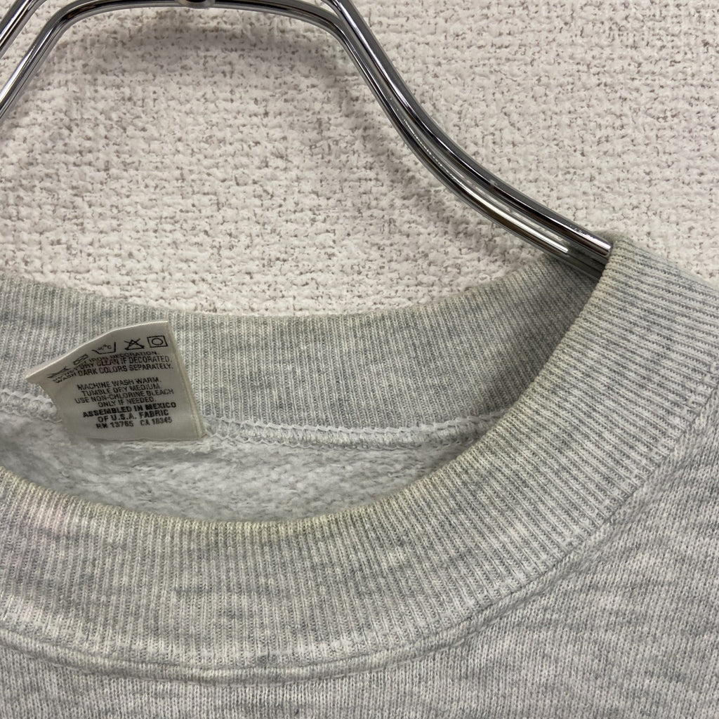 80s～　FRUIT OF THE LOOM　フルーツオブザルーム　スウェット/トレーナー　グレー　灰色　XLサイズ　　ヴィンテージ　古着