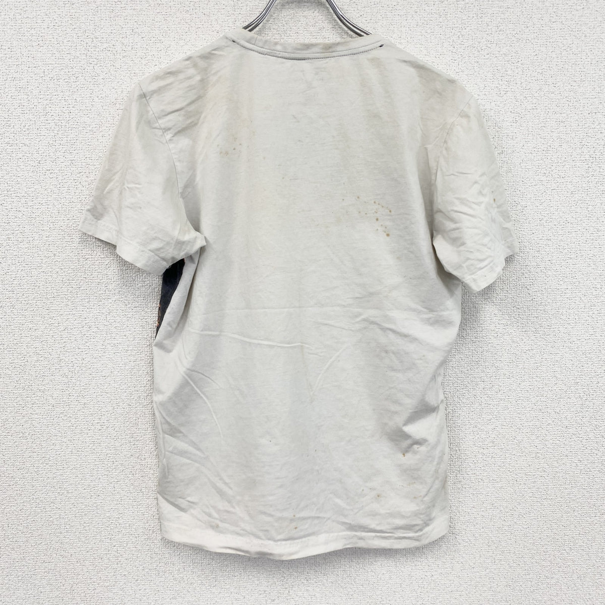 19V69 ITALIA　半袖プリントTシャツ　アニマルT　ライオン　白　ホワイト　Sサイズ　古着