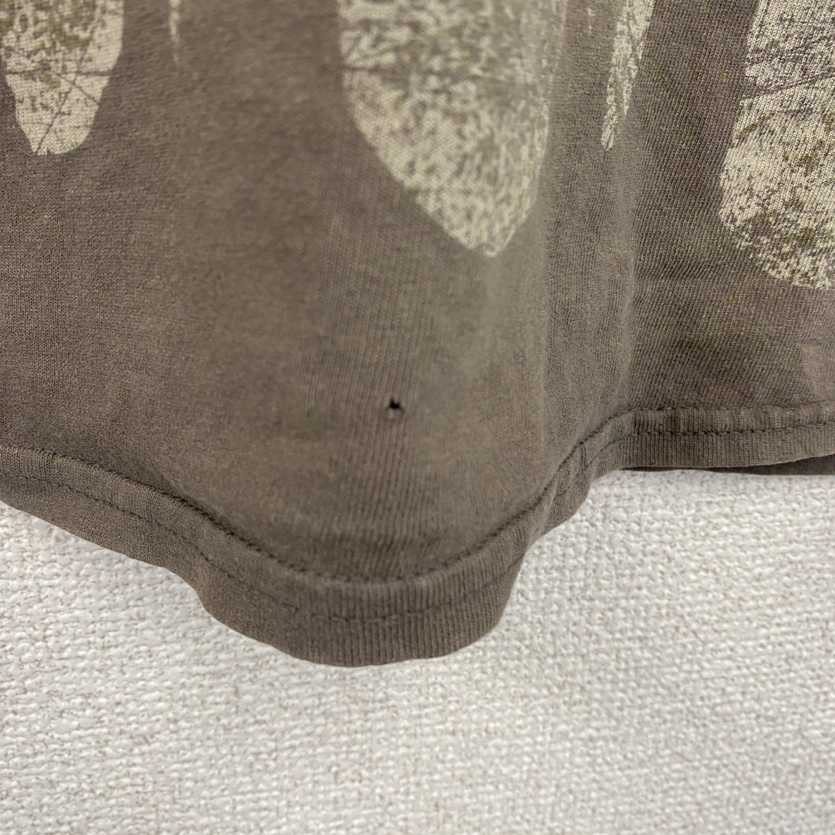 半袖プリントTシャツ　茶色　ブラウン　Mサイズ　古着