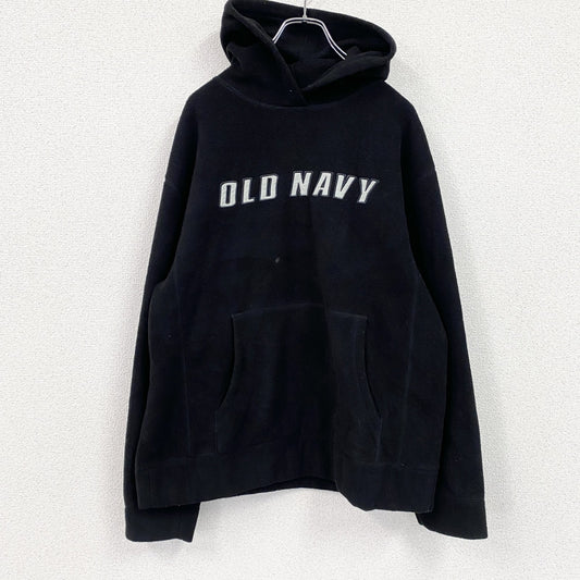 00s　OLD NAVY　オールドネイビー　フリースパーカー/フーディー　ヴィンテージ　黒　ブラック　Lサイズ