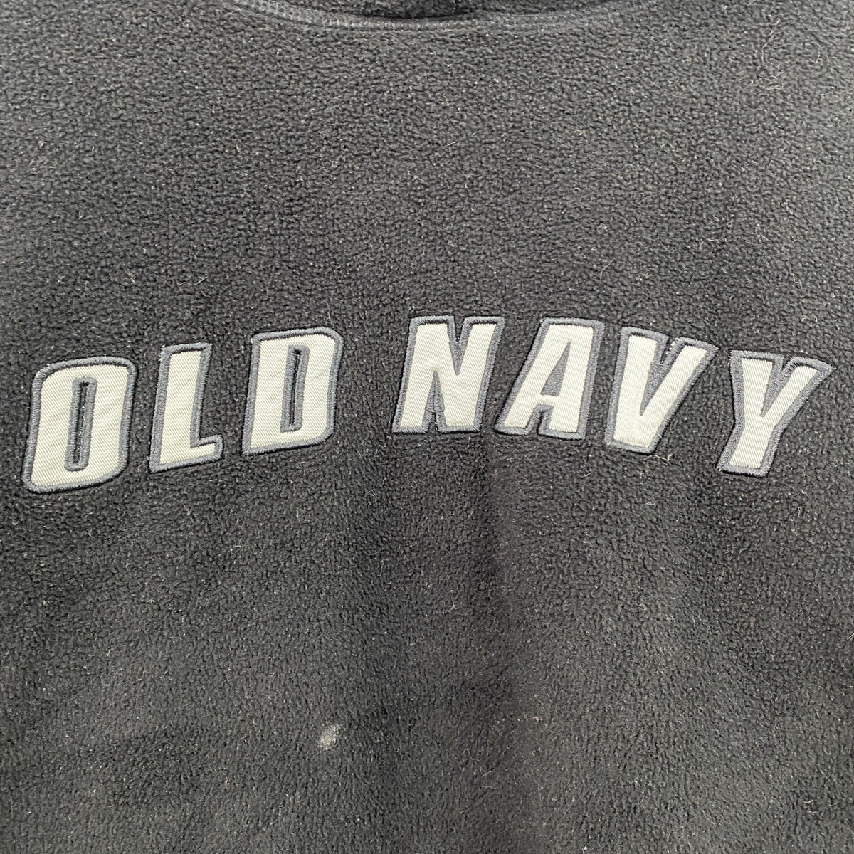00s　OLD NAVY　オールドネイビー　フリースパーカー/フーディー　ヴィンテージ　黒　ブラック　Lサイズ　古着