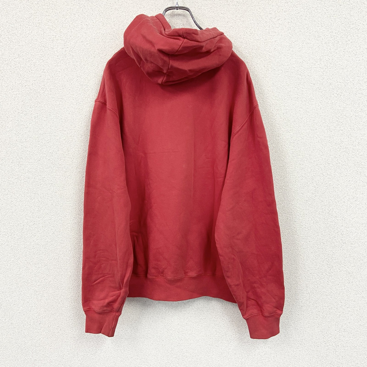 Champion　チャンピオン　スウェットパーカー/フーディー　赤　レッド　Lサイズ トレーナー スウェットトップス フード付き 古着