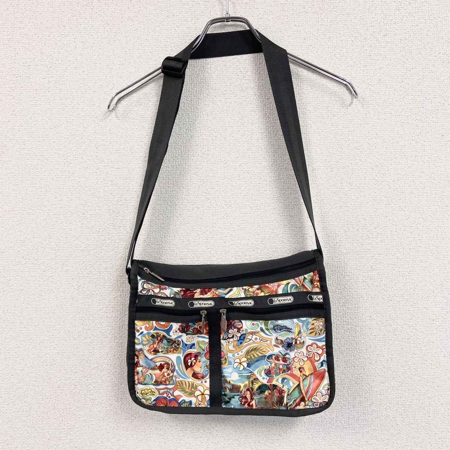 LESPORTSAC　レスポートサック　ショルダーバッグ　ハワイ限定　アロハ柄　マルチカラー