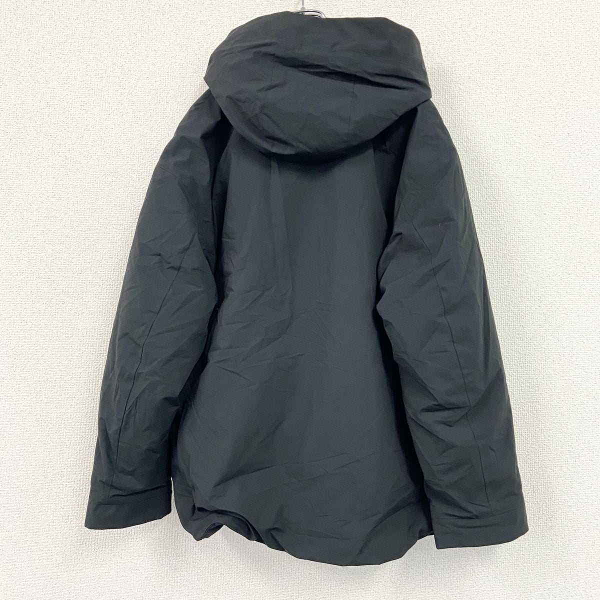 UNIQLO　ユニクロ　ハイブリッドダウンパーカ　ダウン90%　比翼仕立て　黒　ブラック　Lサイズ　古着