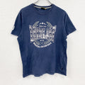 EVERLAST　半袖プリントTシャツ　紺　ネイビー　Lサイズ　古着