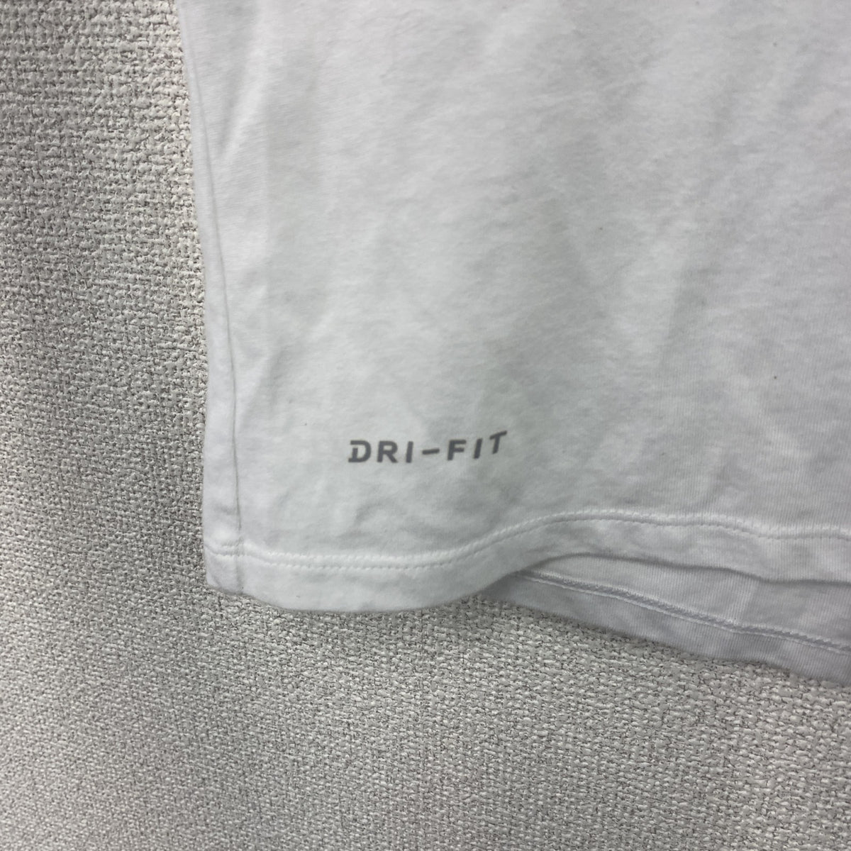 NIKE　ナイキ　DRI-FIT　半袖プリントTシャツ　白　ホワイト　2XLサイズ　古着
