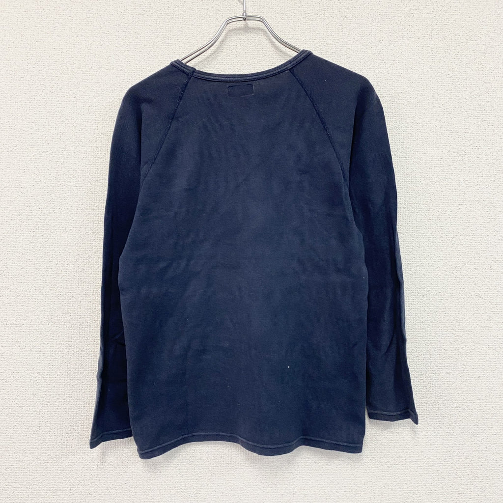 HOLLYWOOD RANCH MARKET　ハリウッドランチマーケット　長袖Tシャツ/ロンT　フェード　紺　ネイビー　4サイズ　古着