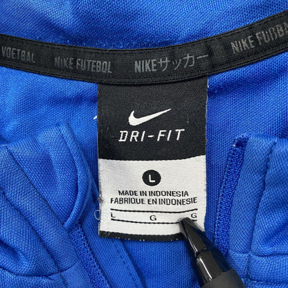 NIKE　ナイキ　DRI‐FIT　ハーフジップトラックジャケット/ジャージ　青　ブルー　Lサイズ