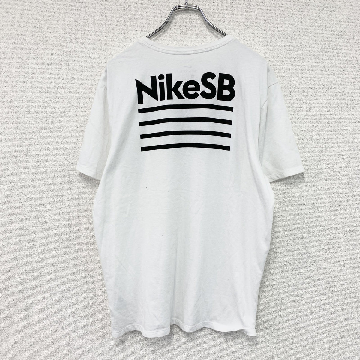 NIKE　ナイキ　DRI-FIT　半袖プリントTシャツ　白　ホワイト　2XLサイズ　古着