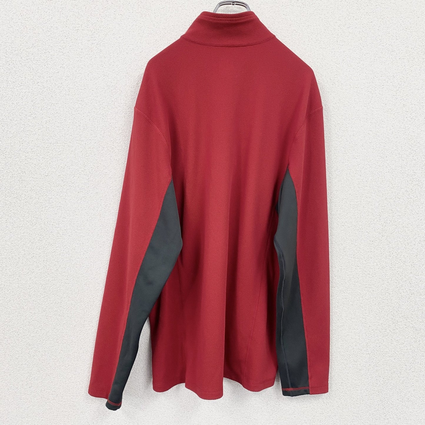 NIKE ACG　ナイキエーシージー　ハーフジッププルオーバーカットソー　赤　レッド　XLサイズ