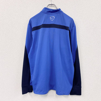 NIKE　ナイキ　DRI‐FIT　ハーフジップトラックジャケット/ジャージ　青　ブルー　Lサイズ