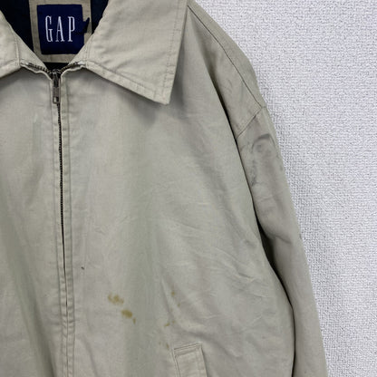 00s　OLD GAP　オールドギャップ　ブルゾン/スイングトップ　ヴィンテージ　ベージュ　Sサイズ