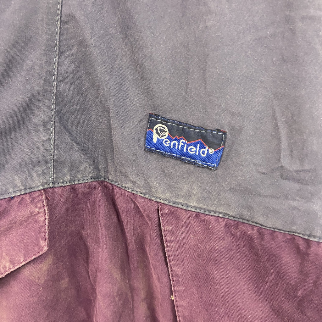 90s　Penfield　ペンフィールド　アノラックパーカー/フーディー　マウンテンパーカー　USA製　紫　パープル　Mサイズ フード付き マウンテンジャケット アウトドアジャケット 古着
