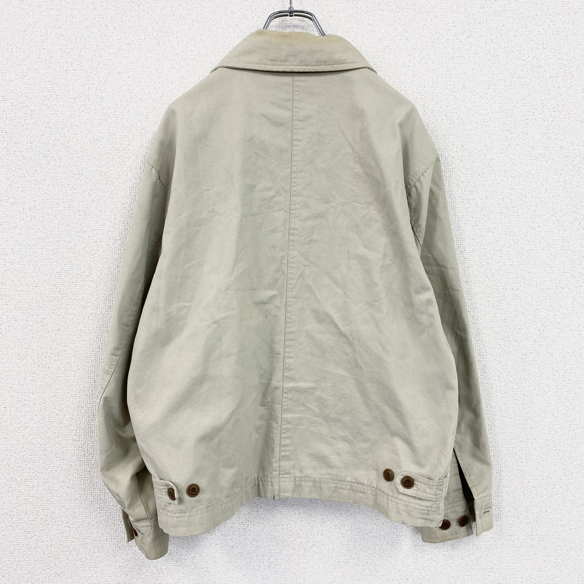 00s　OLD GAP　オールドギャップ　ブルゾン/スイングトップ　ヴィンテージ　ベージュ　Sサイズ　古着