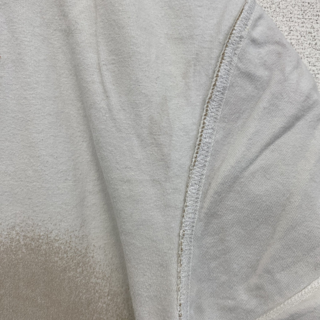 RIVERISLAND　半袖プリントTシャツ　船　英字プリント　PARADISE TOUR　白　ホワイト　Sサイズ　古着